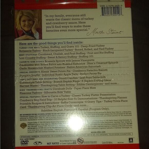 ⬇️⬇️⬇️Martha's (Stewart) Classic Thanksgiving - Picture 3 of 3